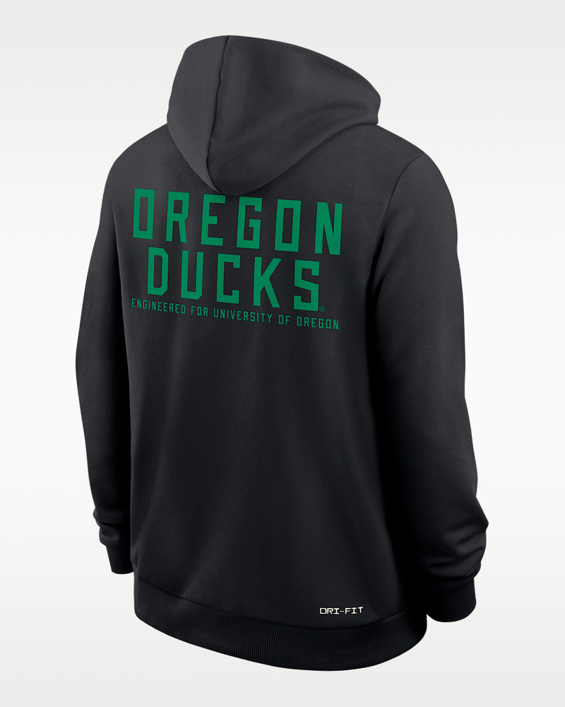 Oregon Sideline Men's Nike Dri-FIT College Full-Zip Hoodie 2