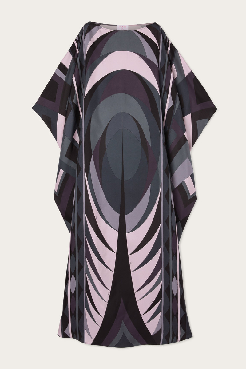 VOLUTE PRINT LONG KAFTAN 1