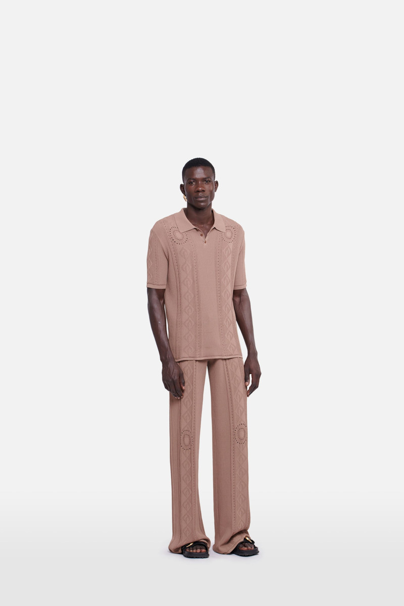 Marine Serre Pointelle Knitted Distressed Pants outlook