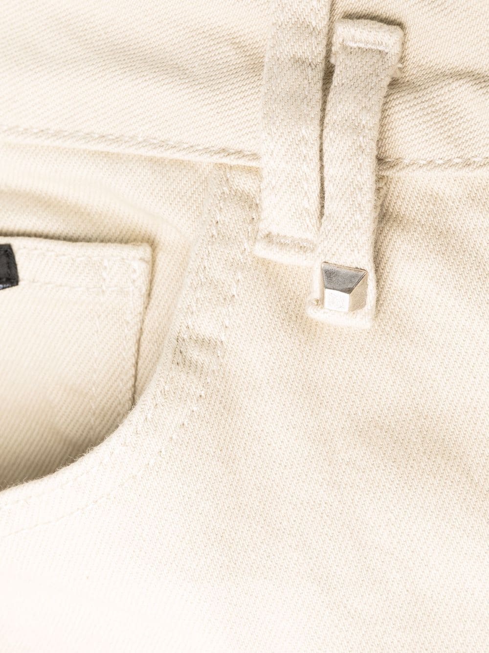 logo-plaque slim-fit jeans - 6