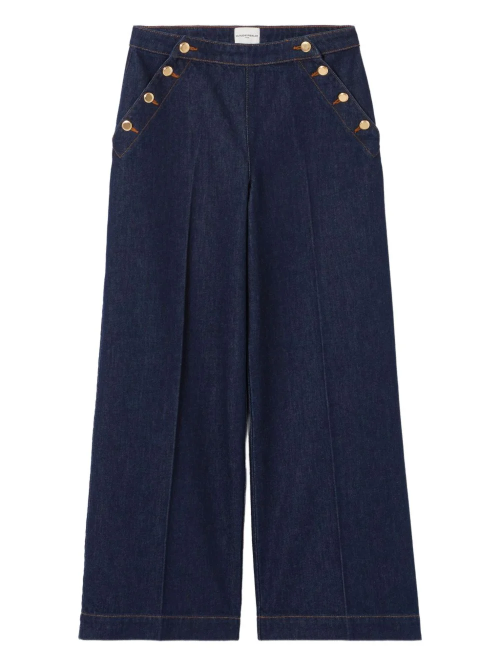 button-detailed jeans - 1