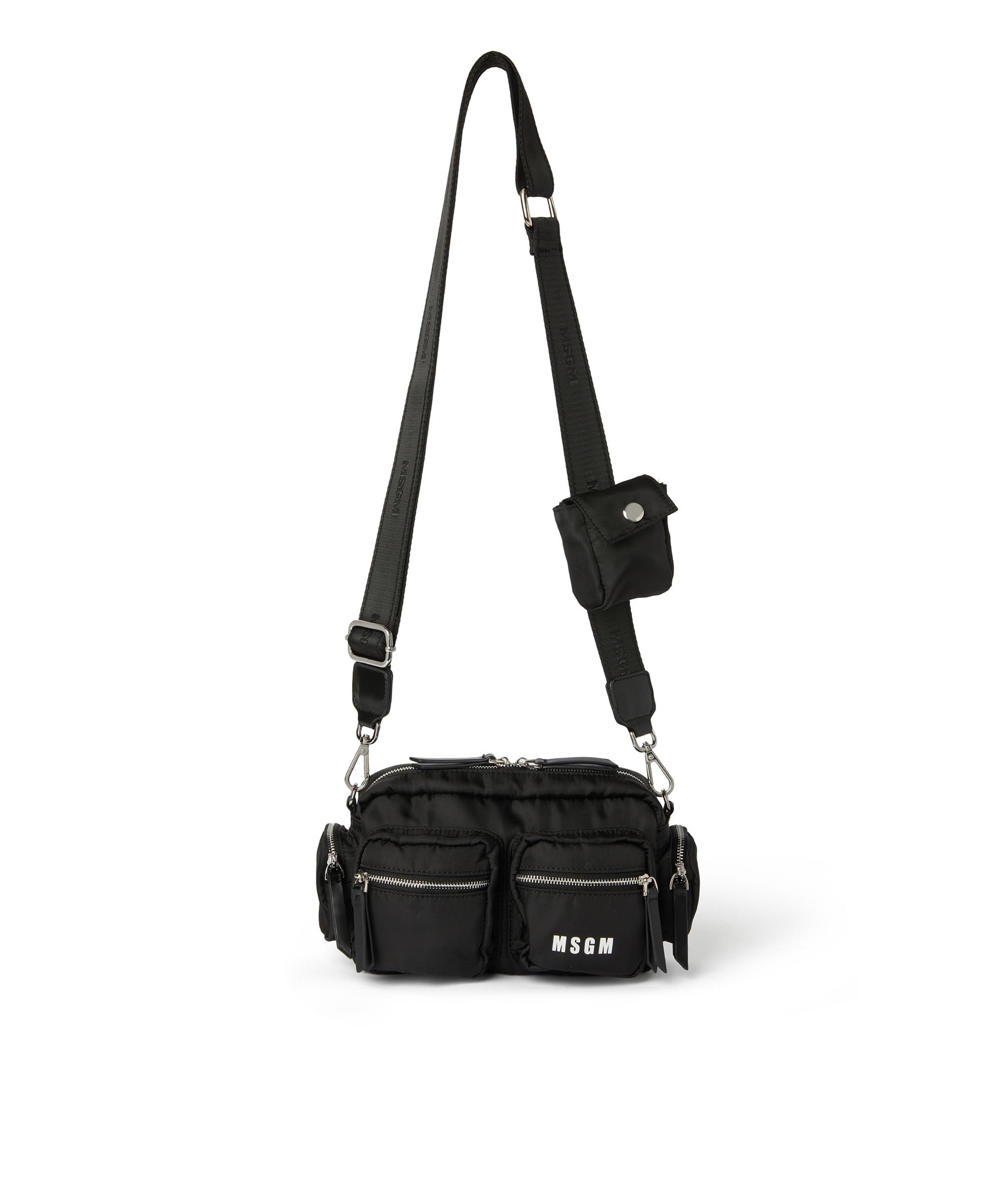 Multi-pocket nylon camera bag - 1