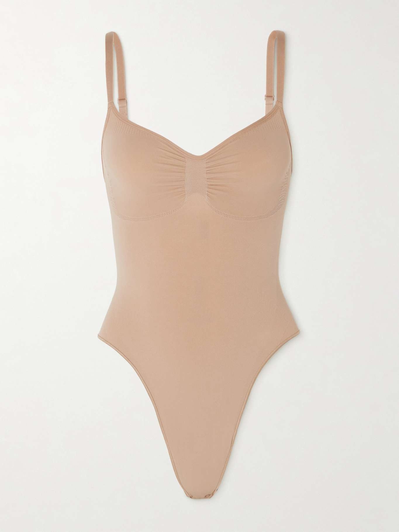 Seamless Sculpt Thong Bodysuit - Sienna - 1