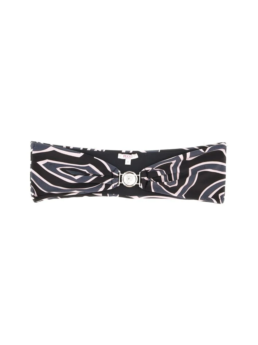 Pucci Maze Print Bandeau Bikini Top - 1