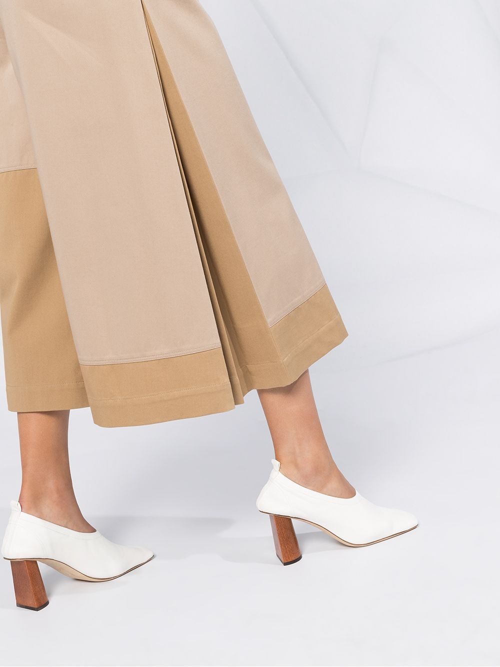 flared culotte trousers - 3