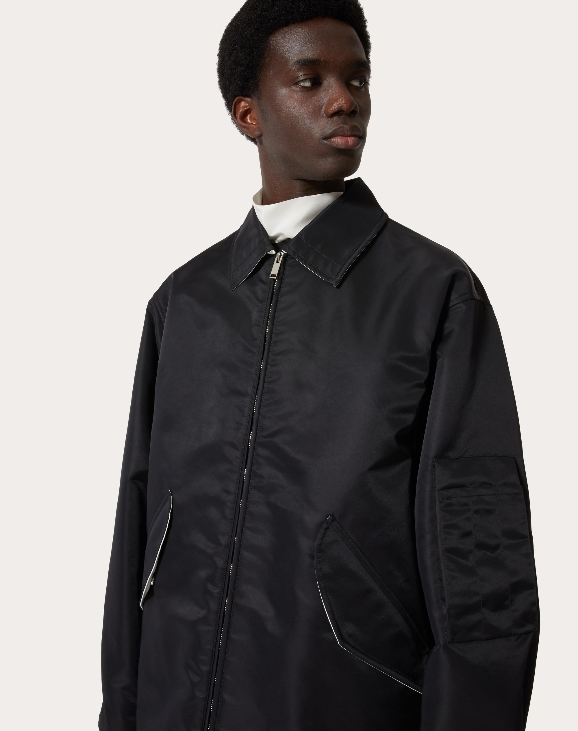 NYLON BOMBER JACKET - 5