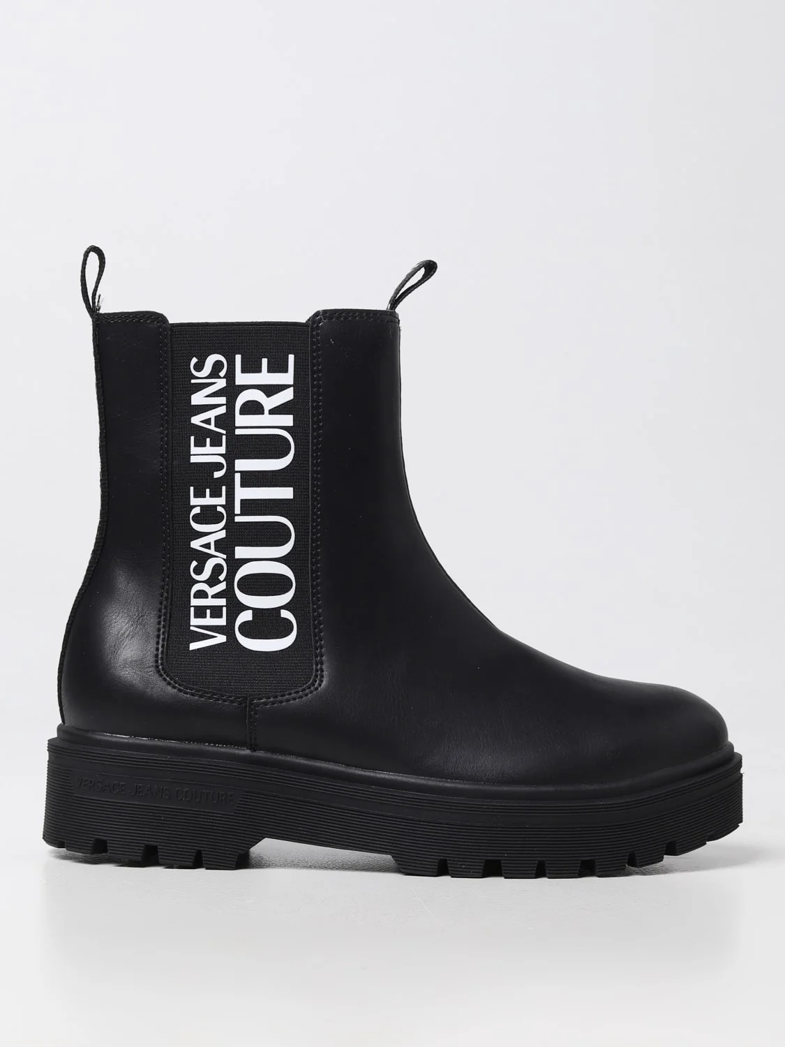 Versace Jeans Couture ankle boots in synthetic leather - 1
