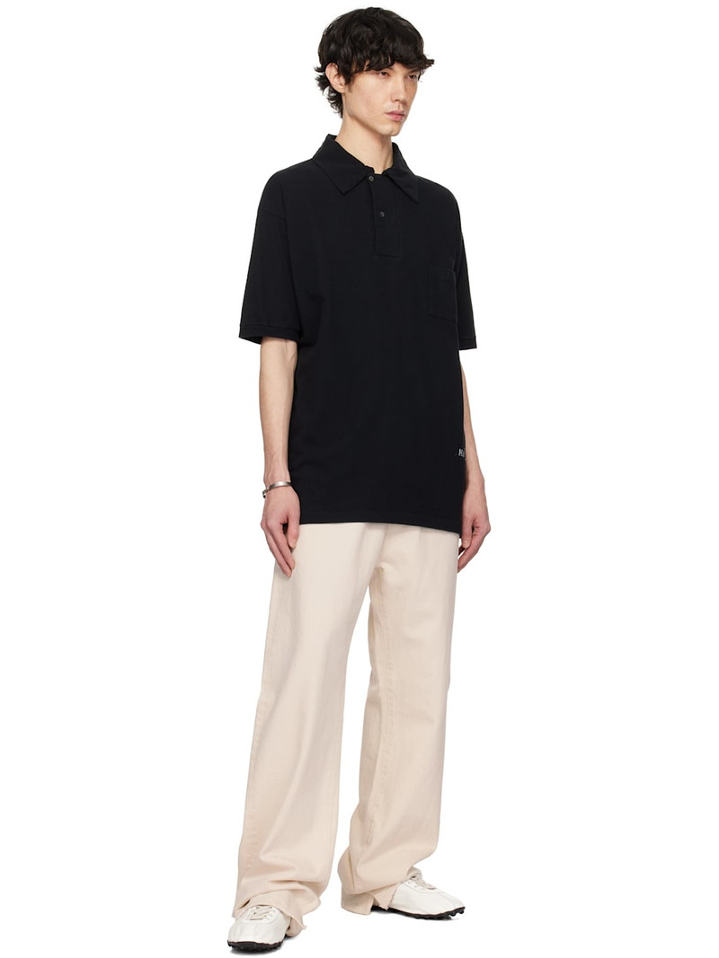 Maison Margiela Beige Buckle Jeans outlook