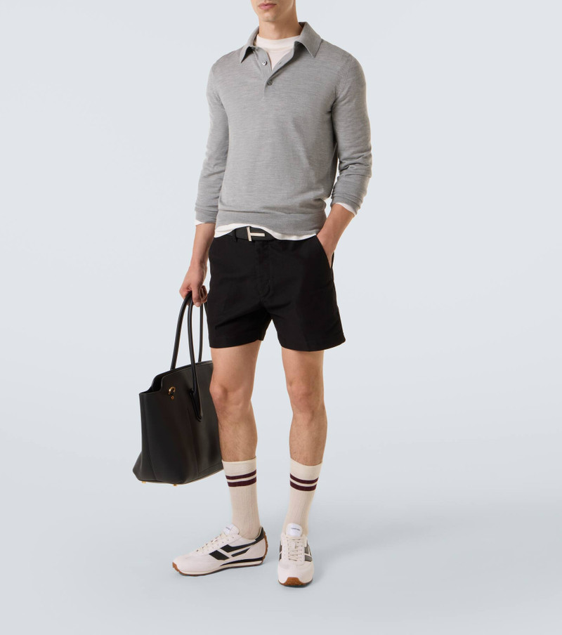 TOM FORD Cashmere and silk polo sweater outlook