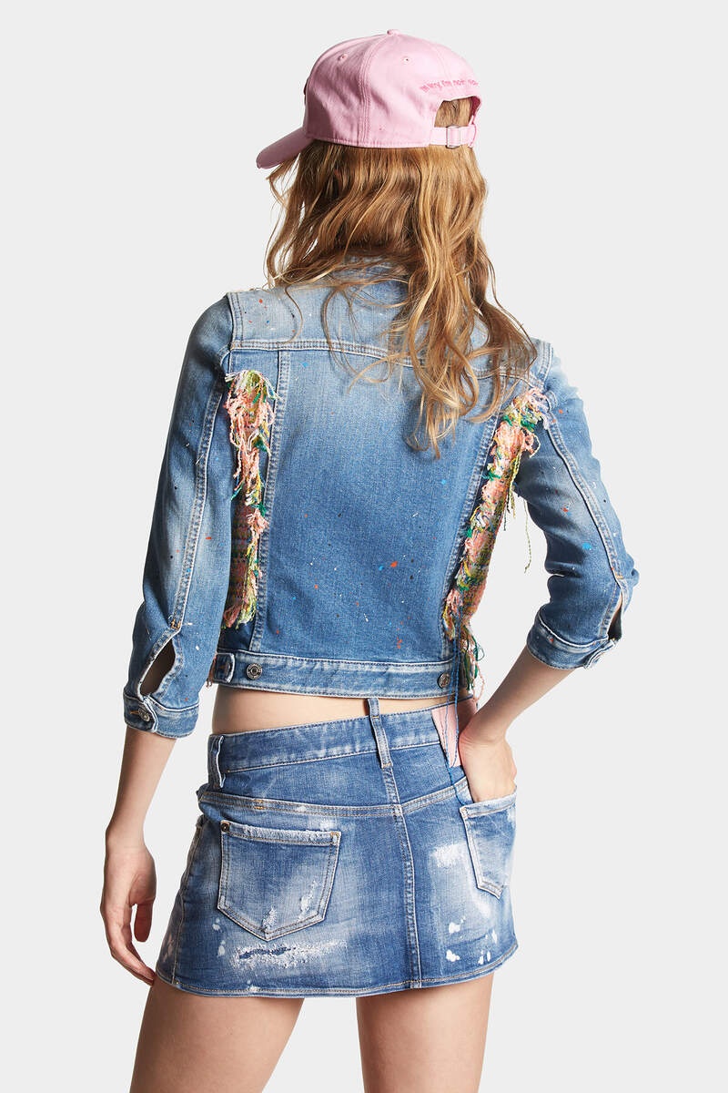 MEDIUM SPOTS WASH JEANS JACKET - 4