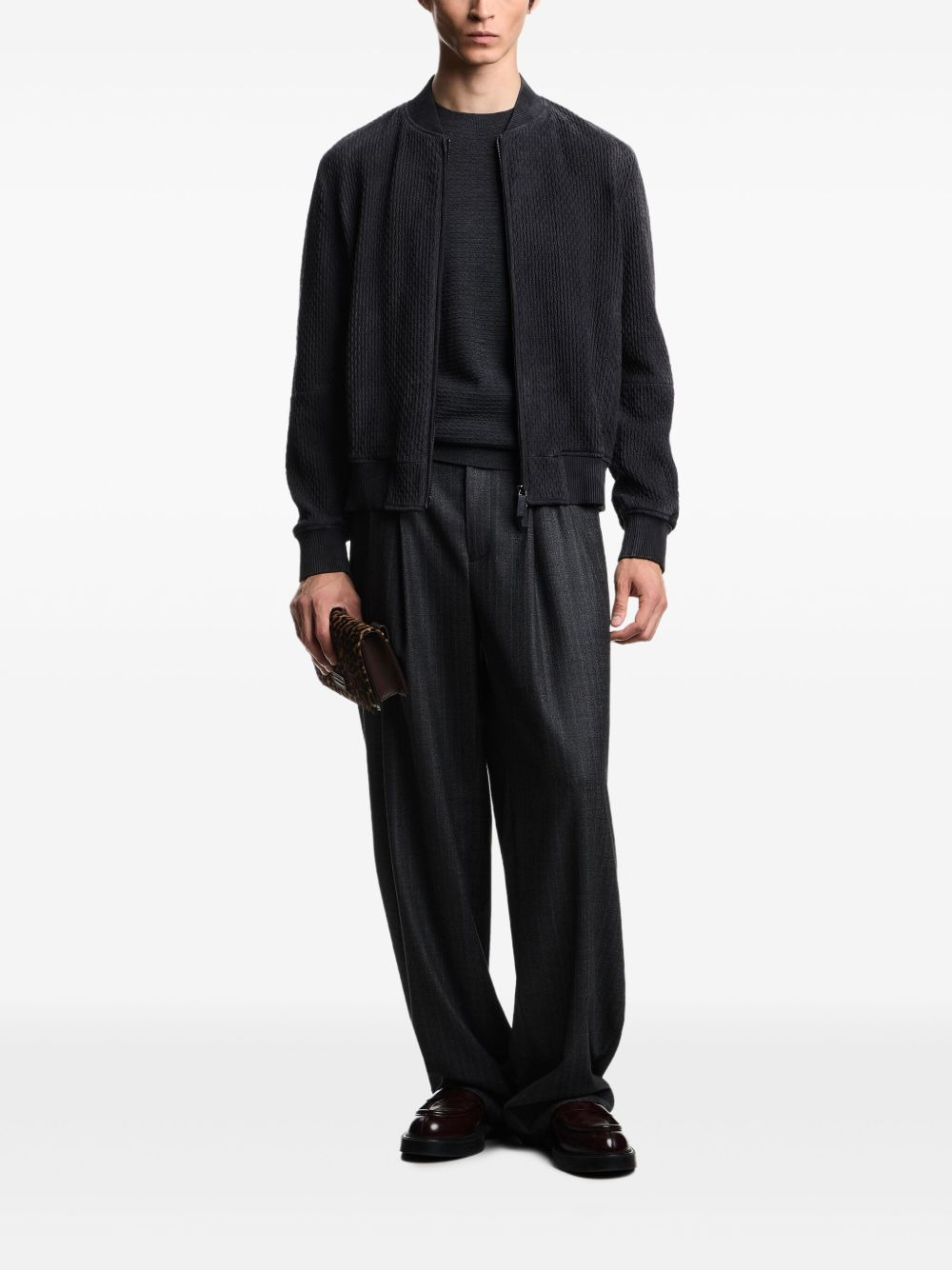 textured wool sweater - 2