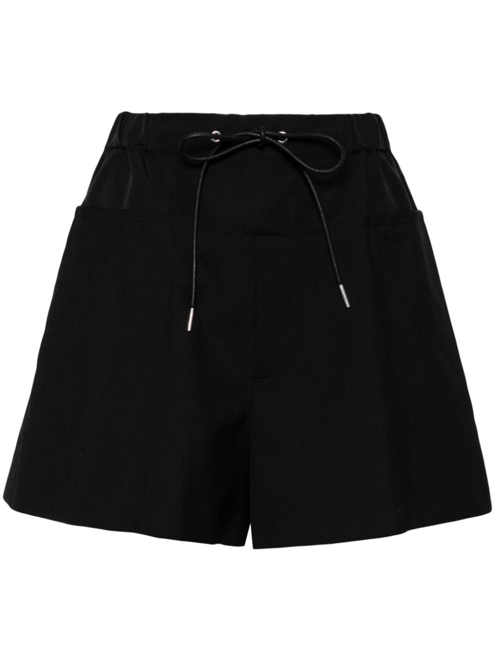 drawstring-waist tailored shorts - 1