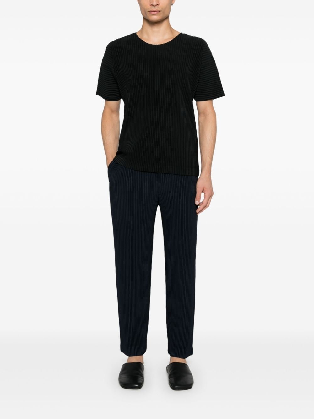 Basic slim-fit trousers - 2