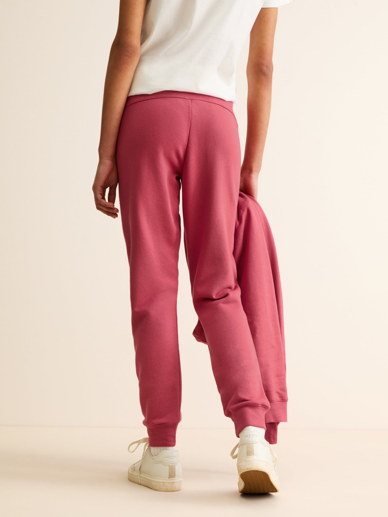 Women's Cuffed Sweatpants Quinn Cotton Modal Garnet Red 3