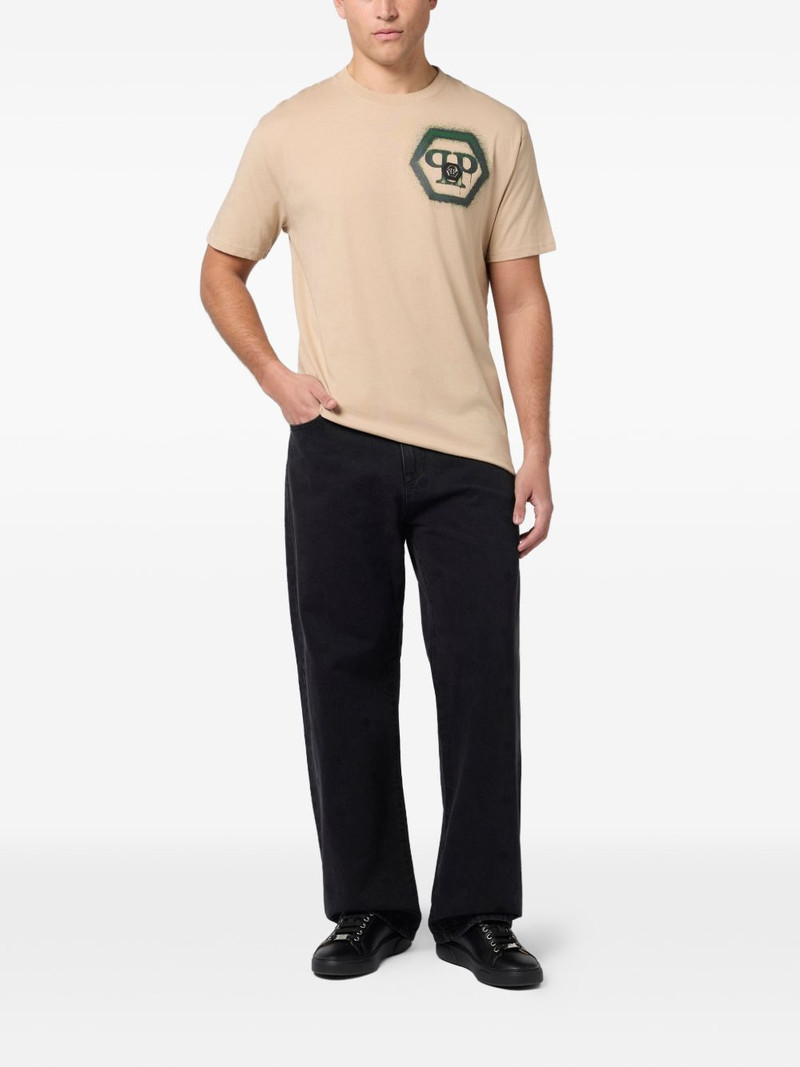 PHILIPP PLEIN hexagon crew-neck T-shirt outlook