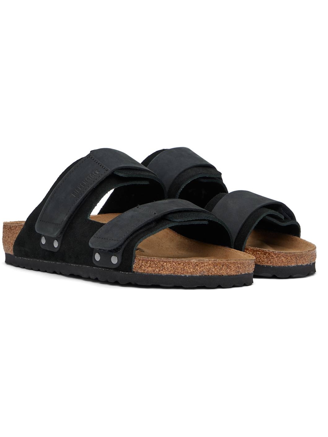 Black Regular Uji Sandals - 4
