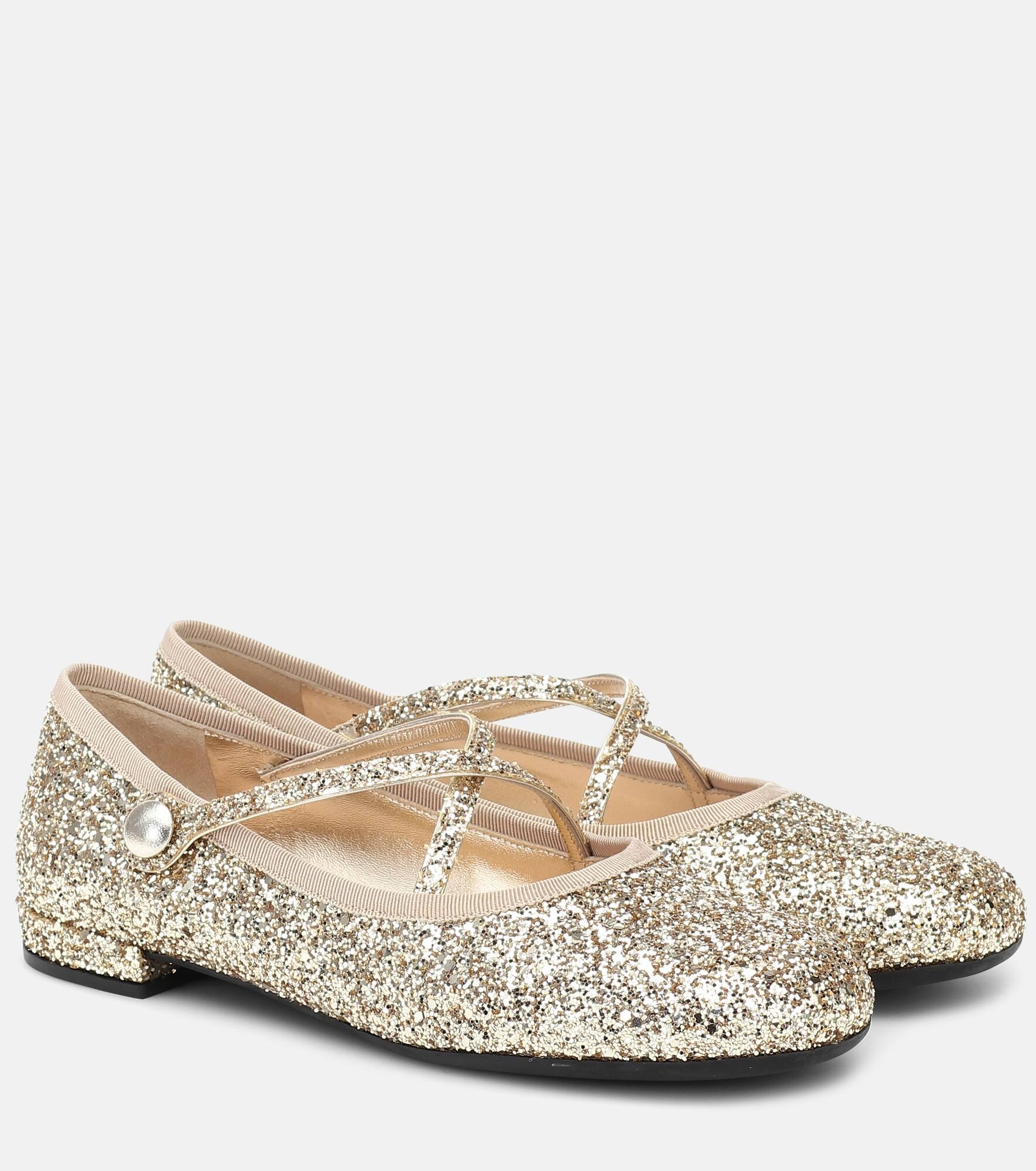Glitter ballet flats - 1