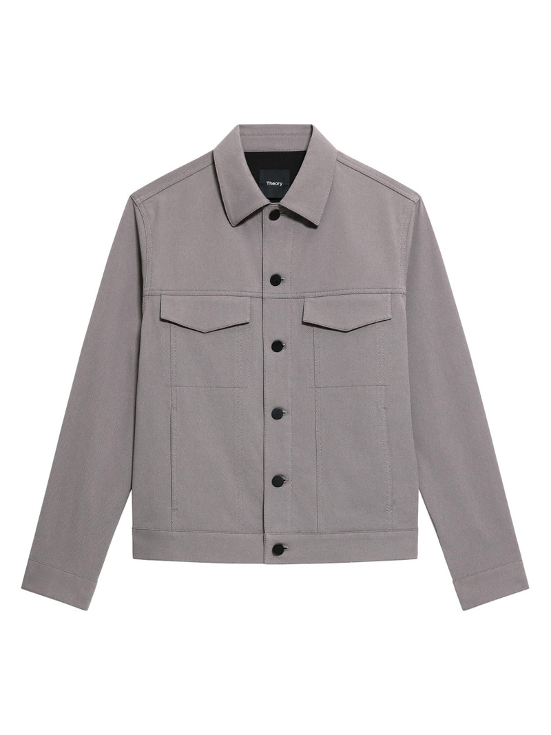 Men's River Neoteric Twill Trucker Jacket - Carbon 1