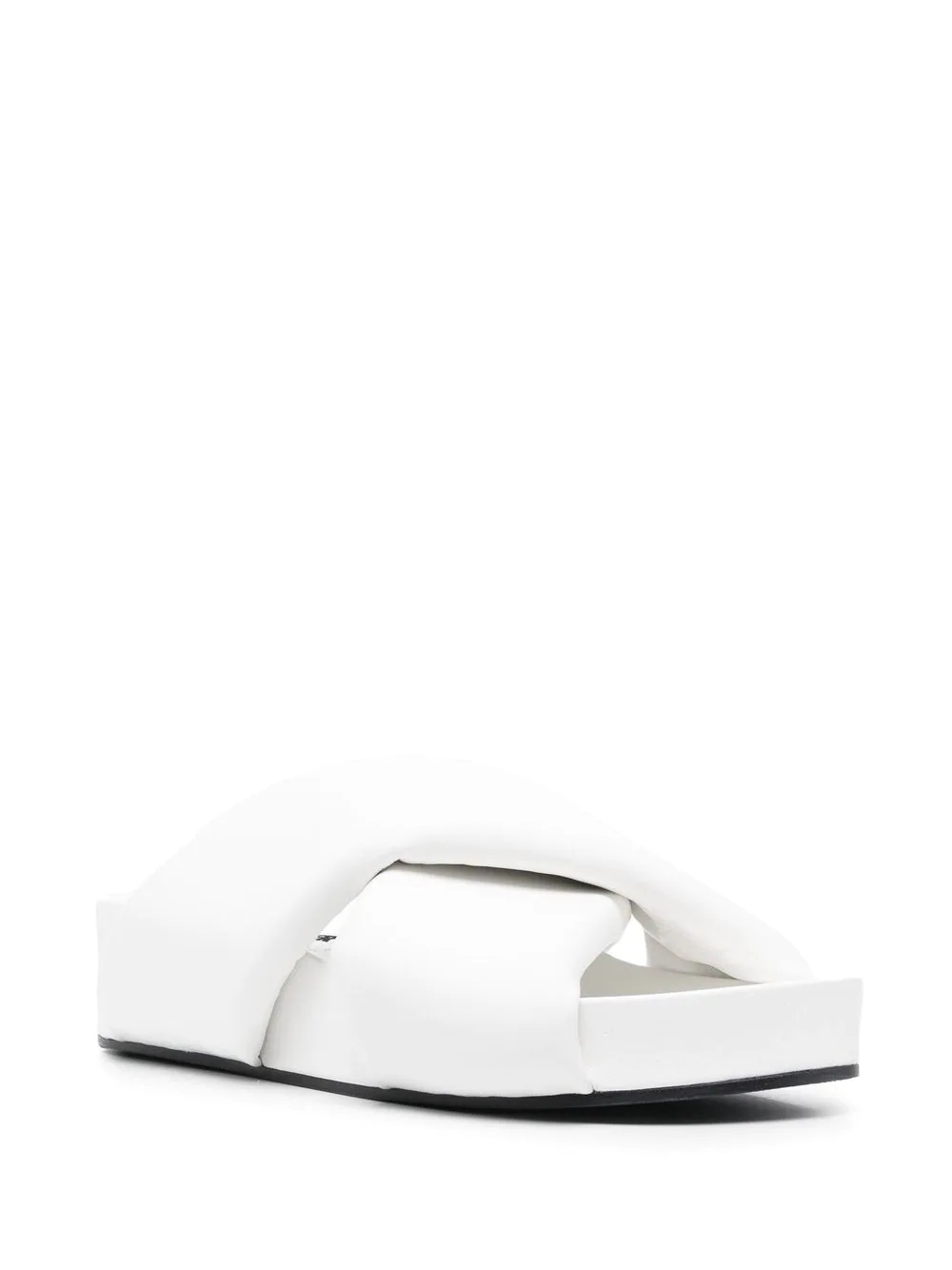 crossover-strap slip-on sandals - 2