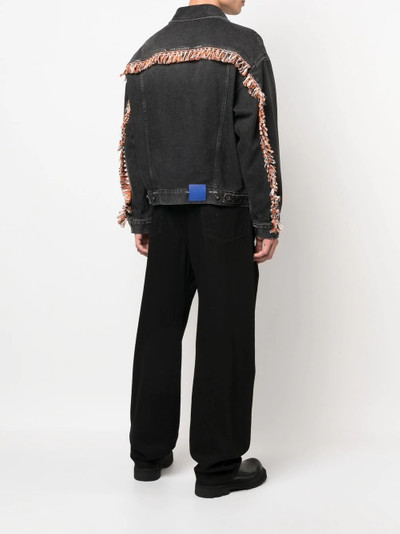 Marcelo Burlon County Of Milan tassel-detail denim jacket outlook