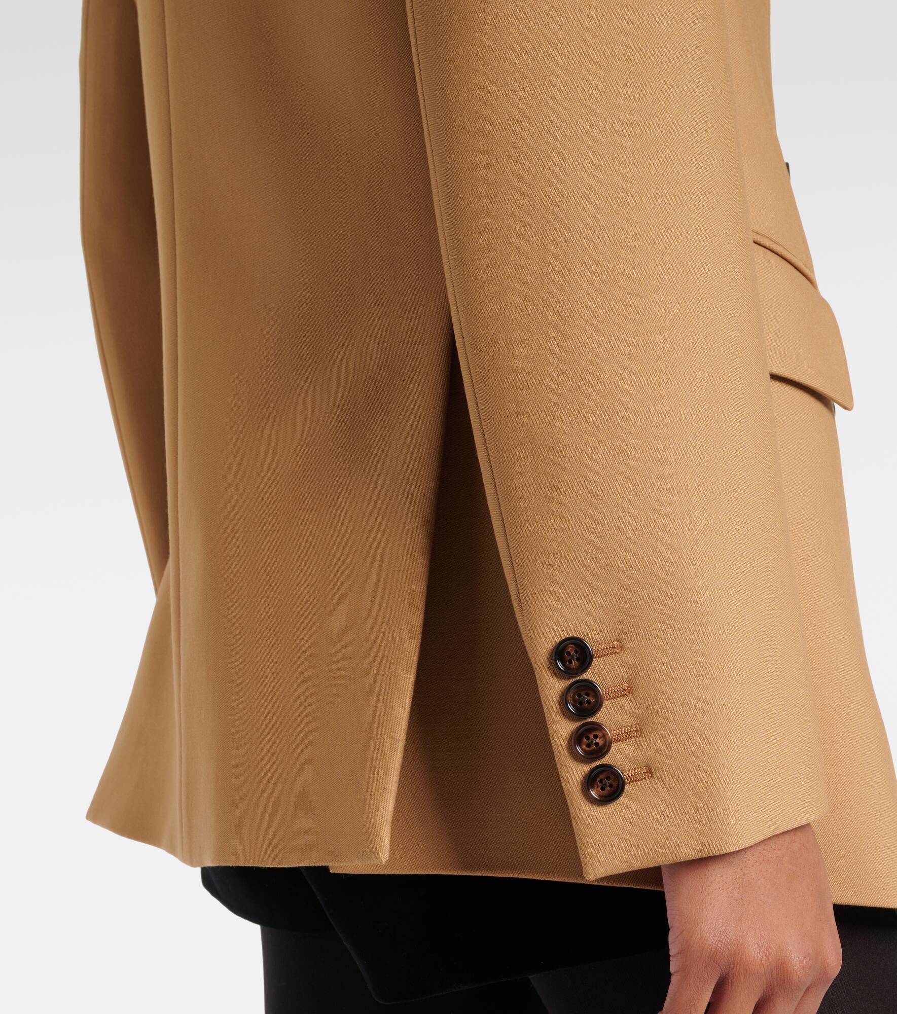 Wool grain de poudre blazer - 3