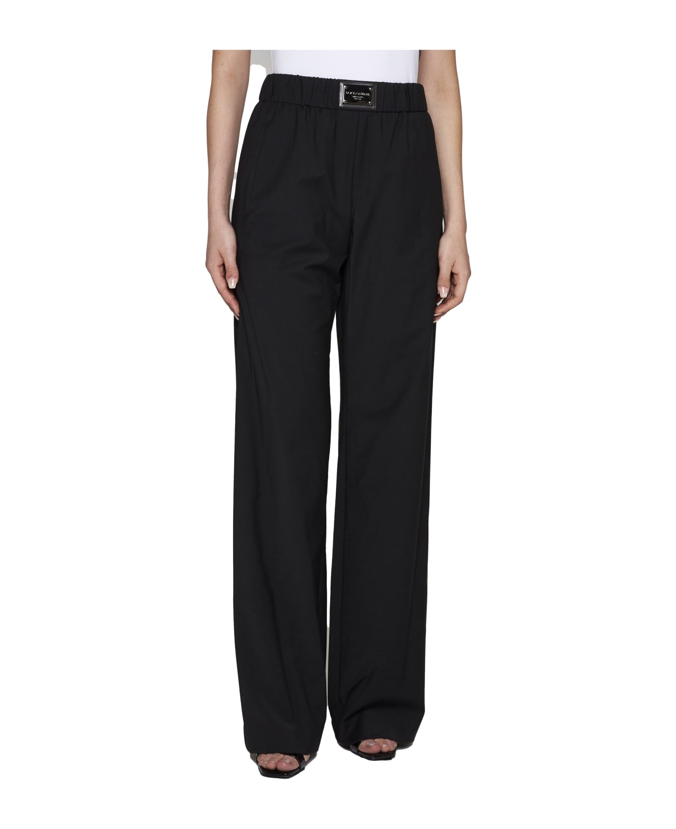 Wool Flared Trousers - 3