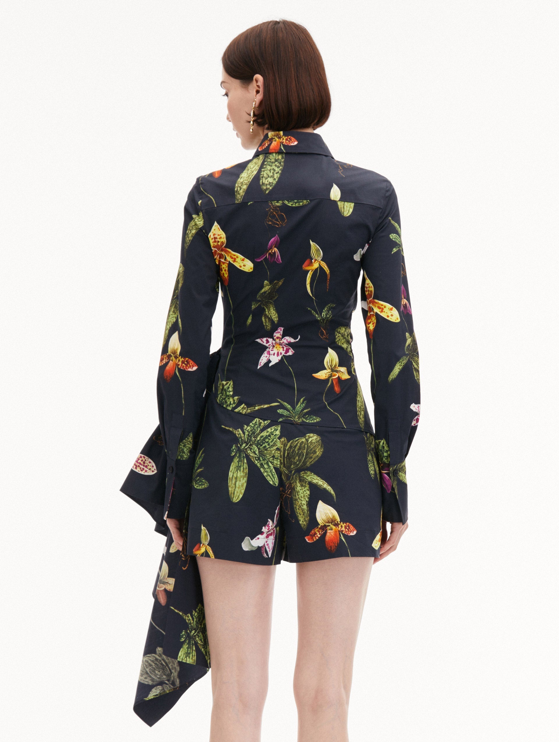ORCHID COTTON POPLIN BLOUSE - 4