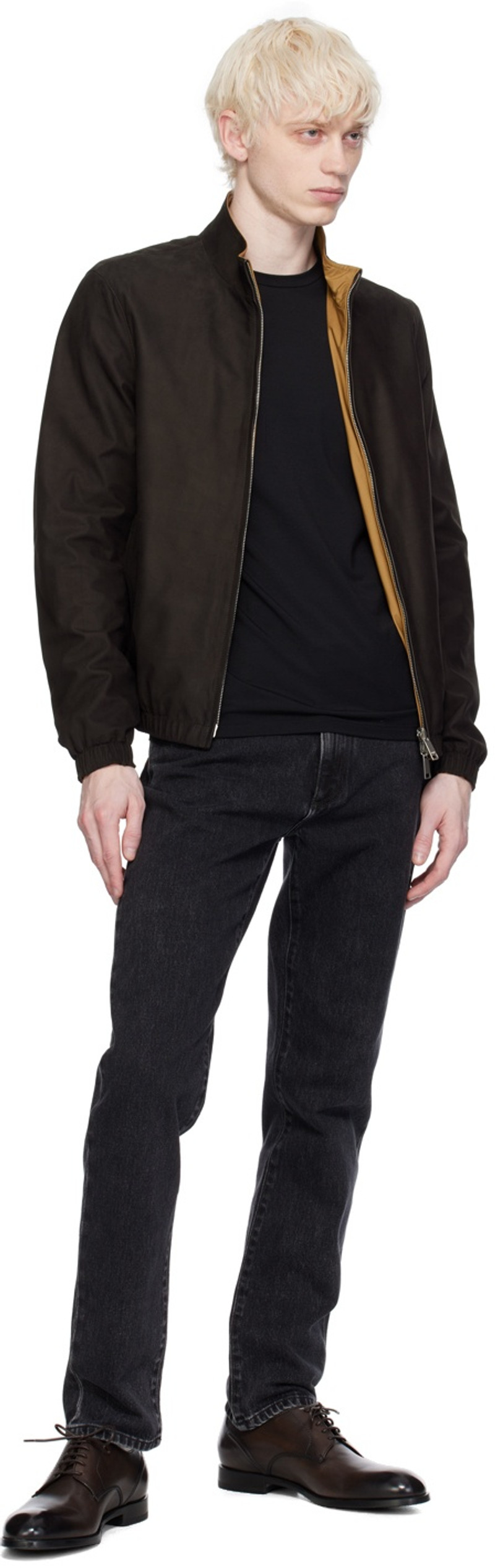 Black Round Neck T-Shirt 4