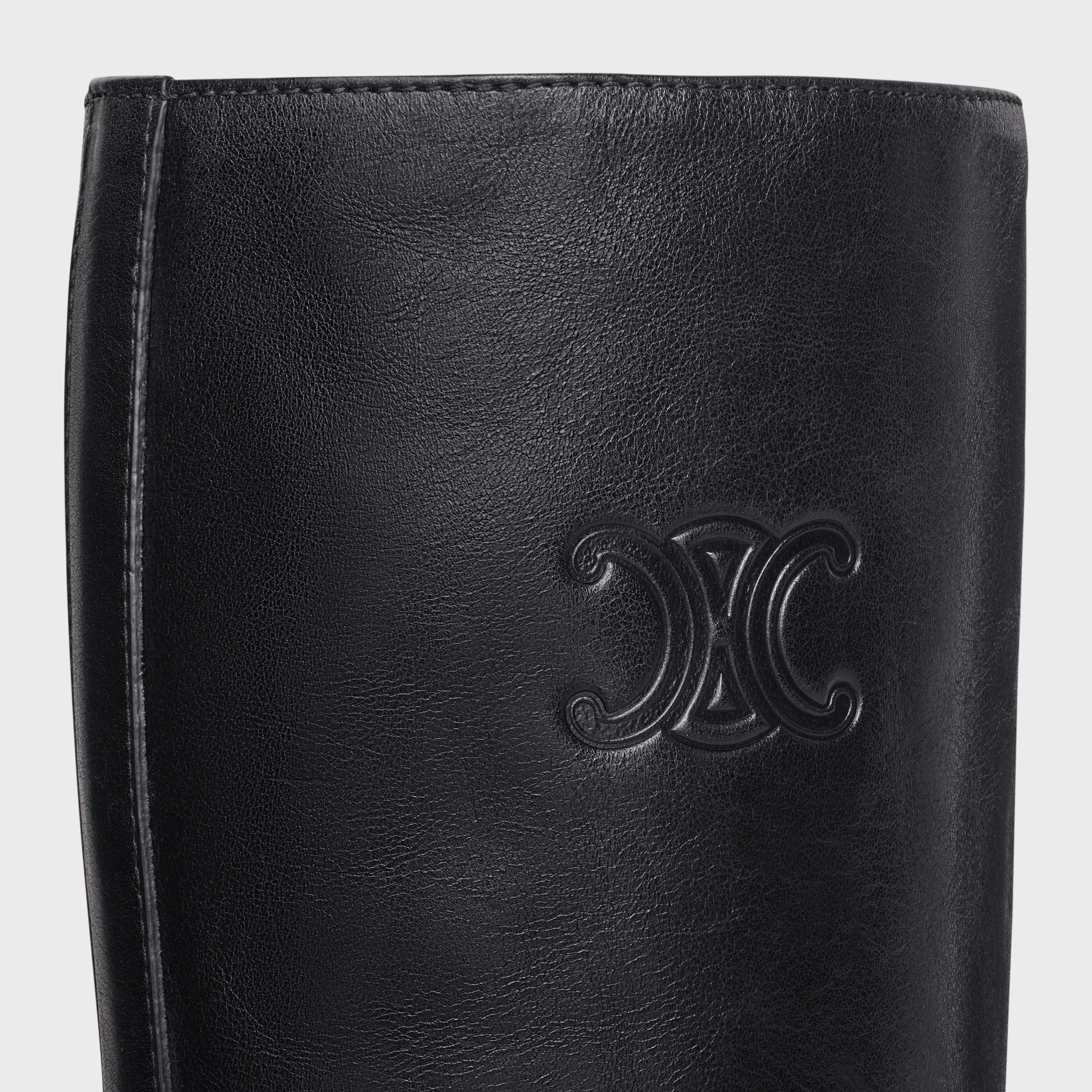 CELINE BULKY ZIPPED BOOT WITH TRIOMPHE in Calfskin - 5