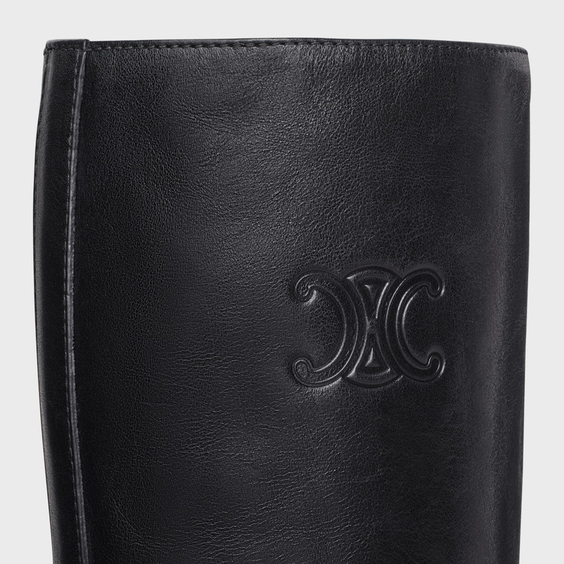 CELINE BULKY ZIPPED BOOT WITH TRIOMPHE in Calfskin 5