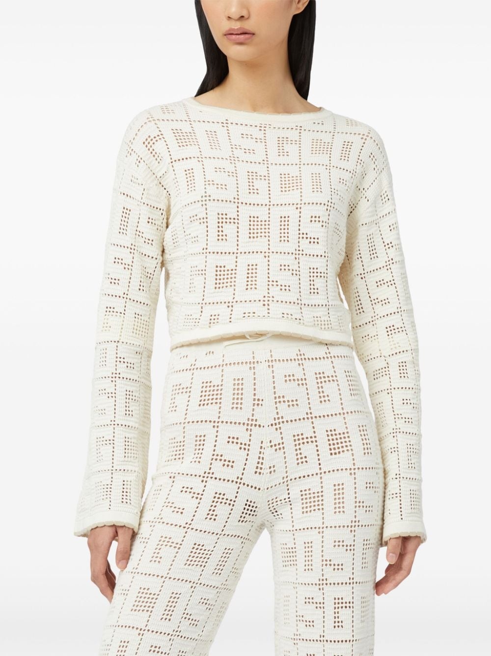 monogram macramÃ© top - 3