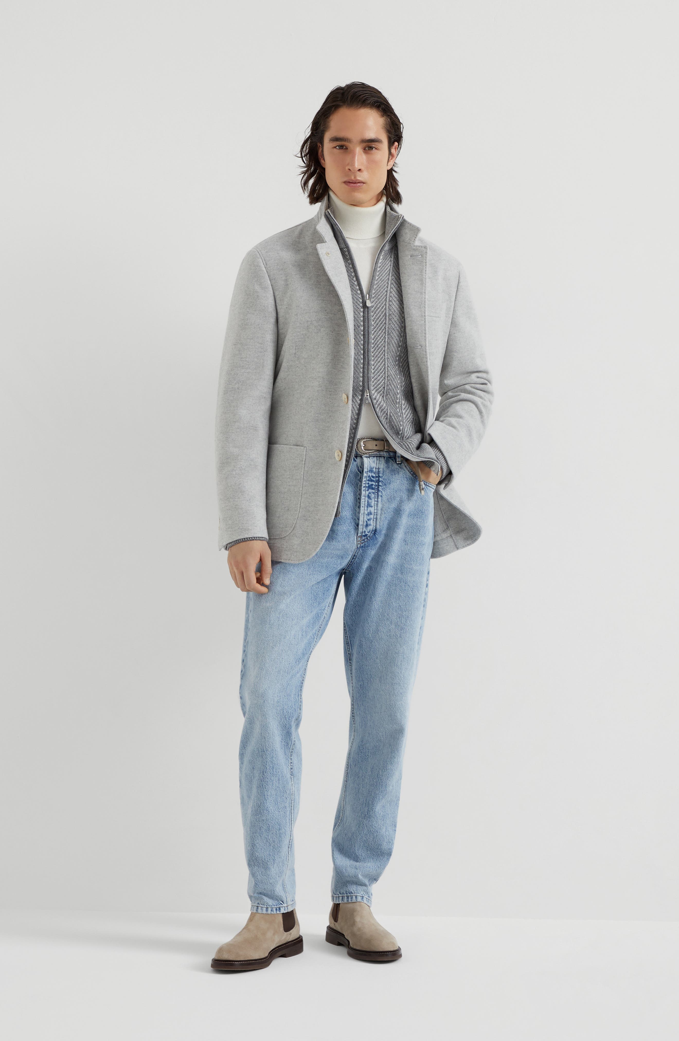 Brunello Cucinelli Vanisé cardigan in Dark Grey at Nordstrom - 6