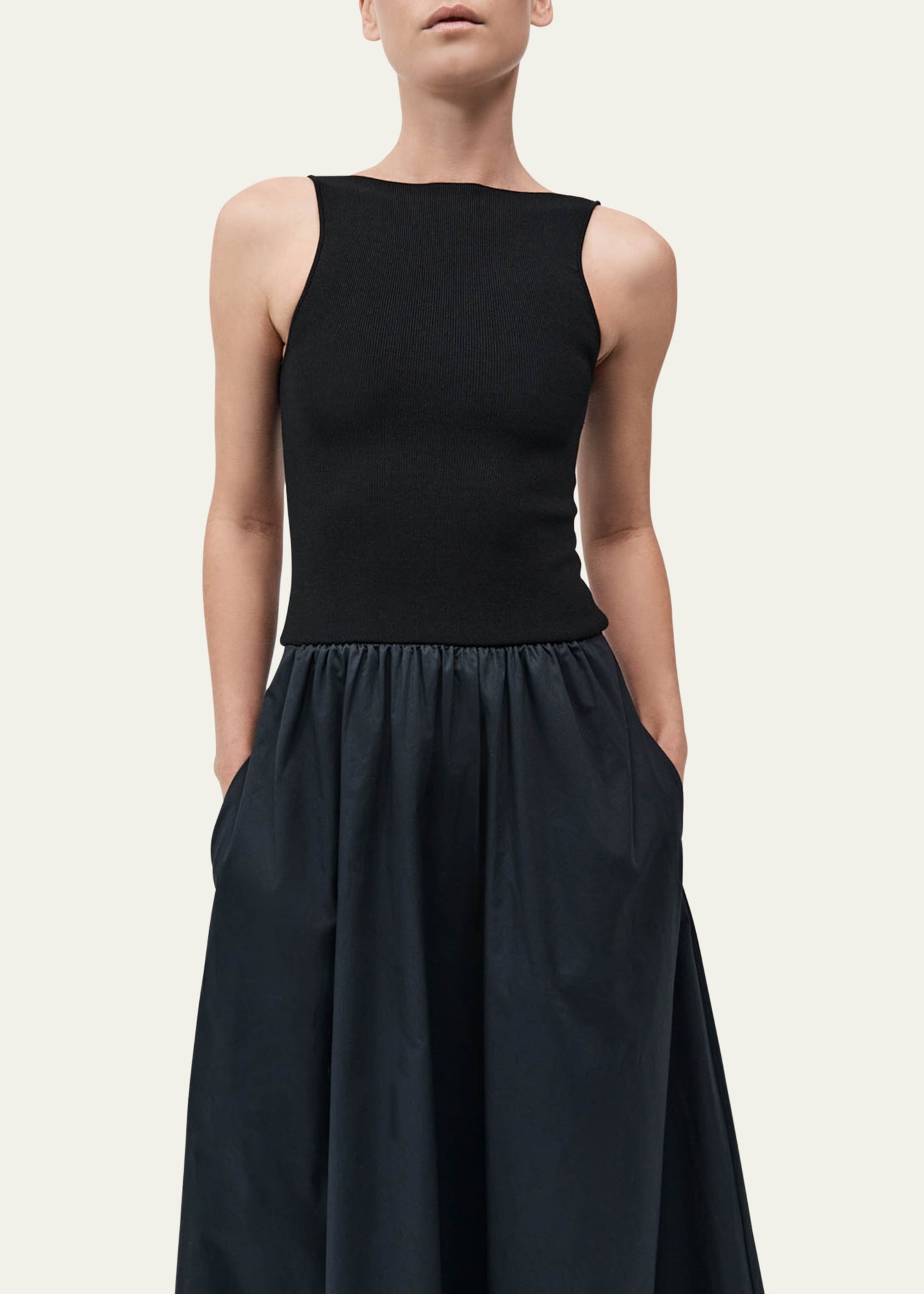 Bateau Cut-Out Dress - 5