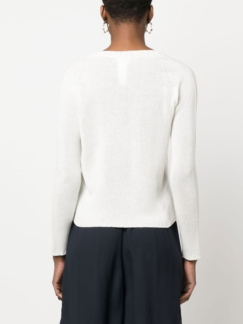 cashmere V-neck jumper 4