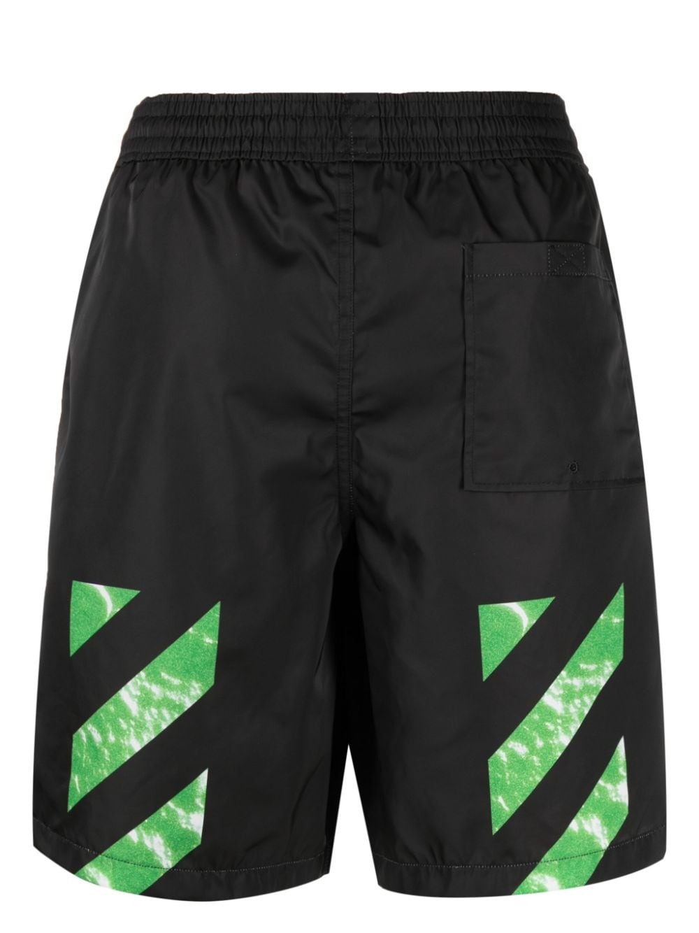Diag-print swim shorts - 2