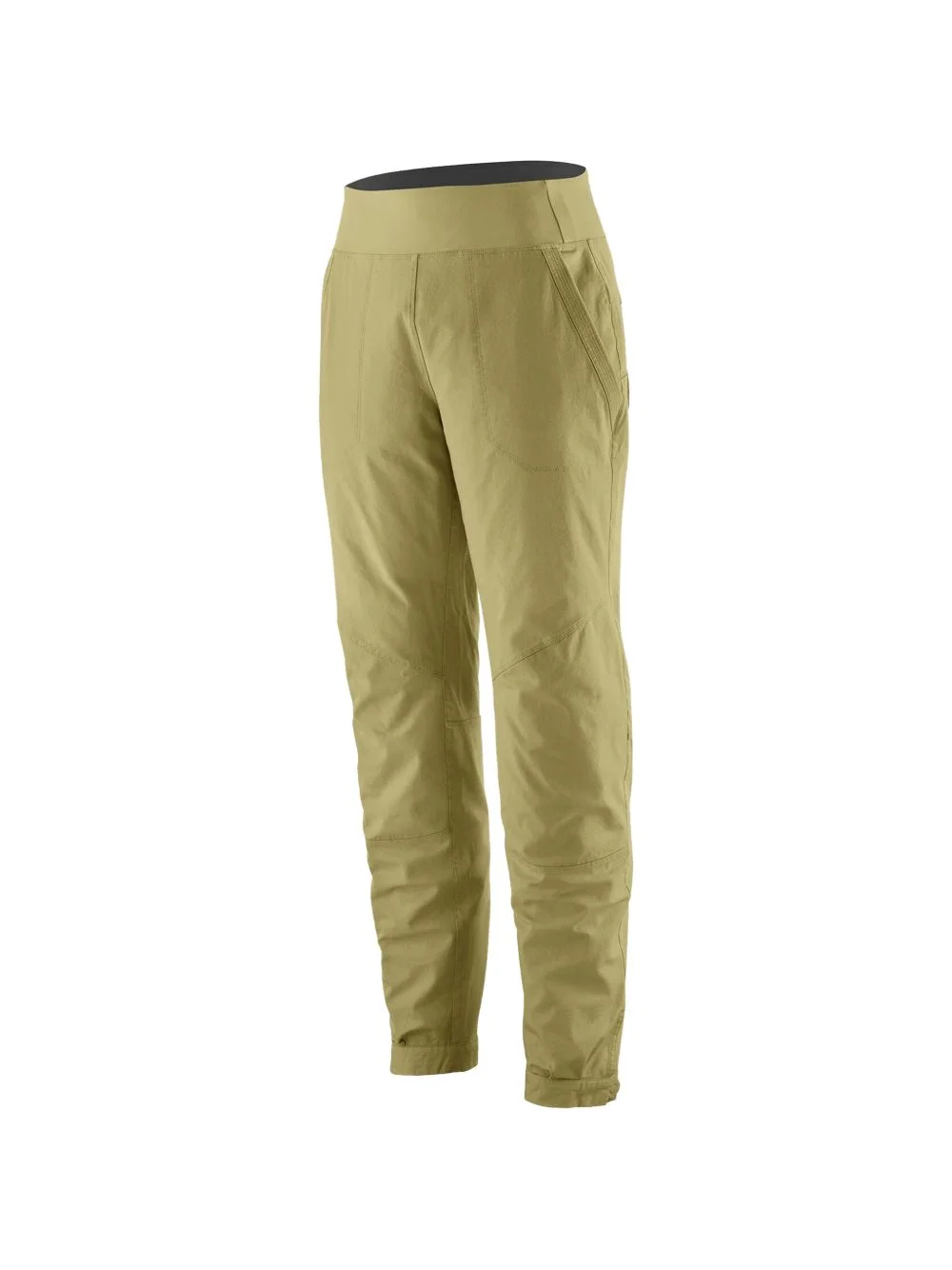 panelled elasticated-waistband trousers - 1