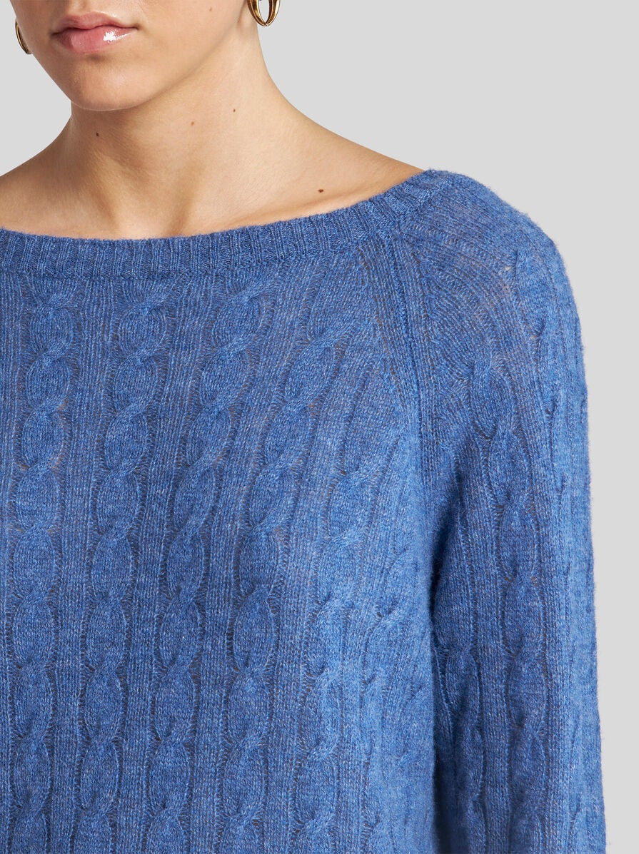 CASHMERE SWEATER WITH THREE-QUARTER SLEEVES - 3