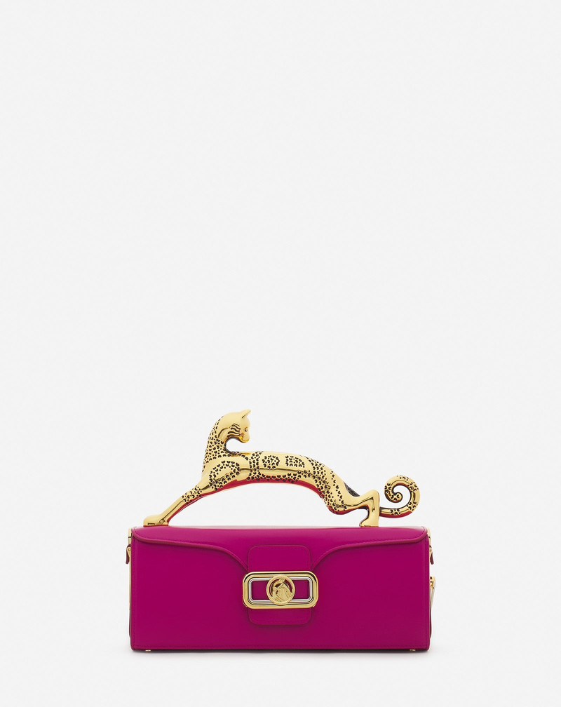 MEDIUM LEATHER PENCIL CAT BAG 1