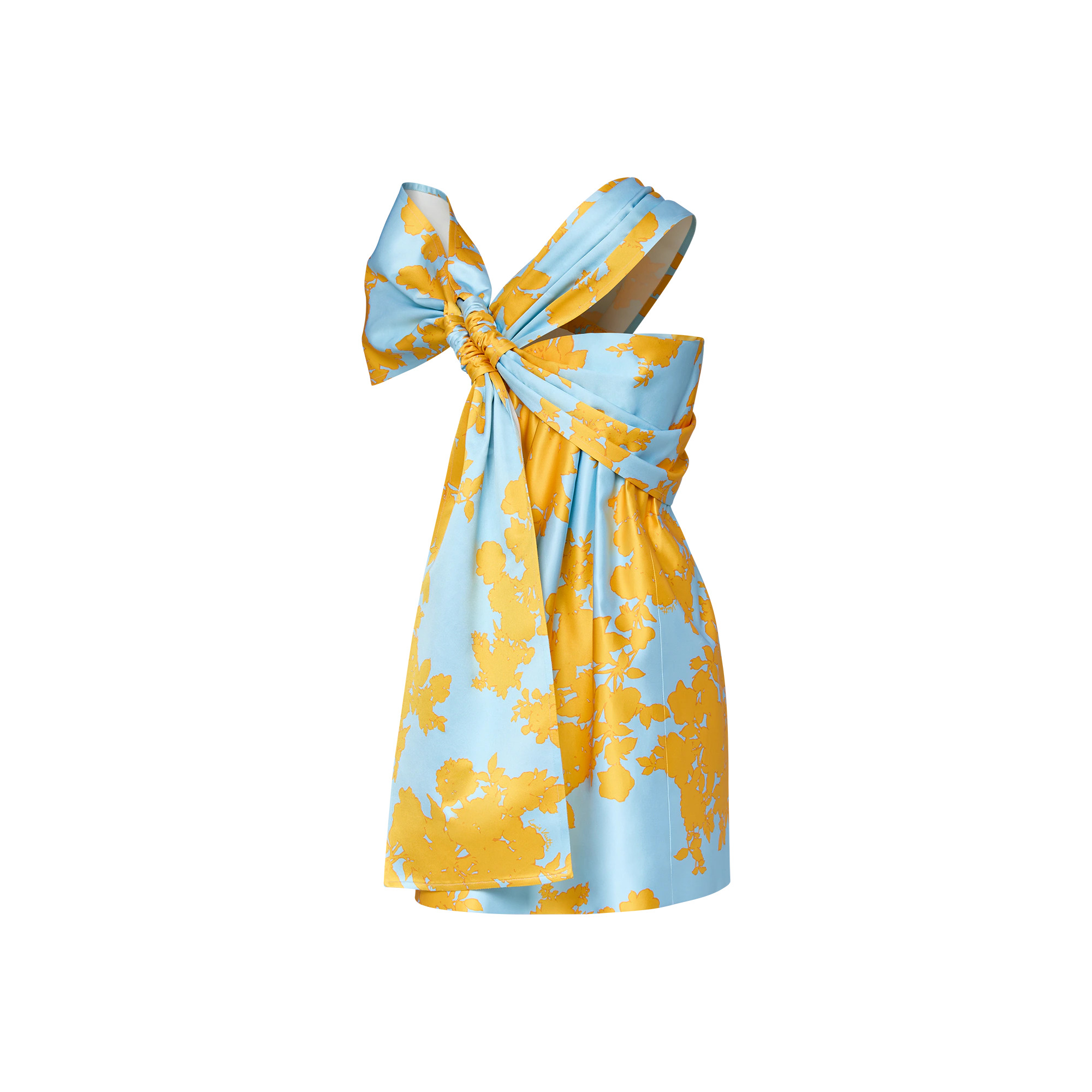 Bouquet Print Bow Dress - 2