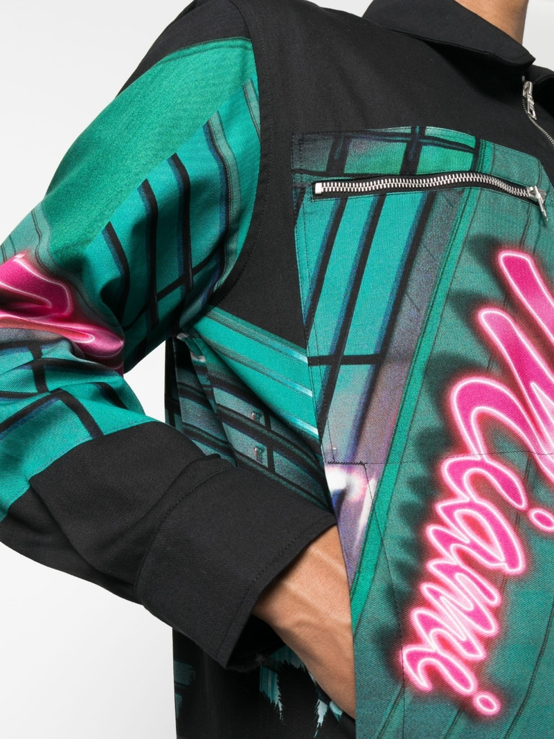 Miami-print cotton jacket 5