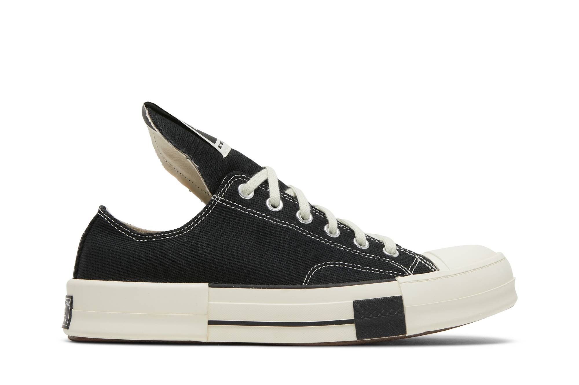 Rick Owens x DRKSHDW DRKSTAR Chuck 70 Low 'Black' - 1