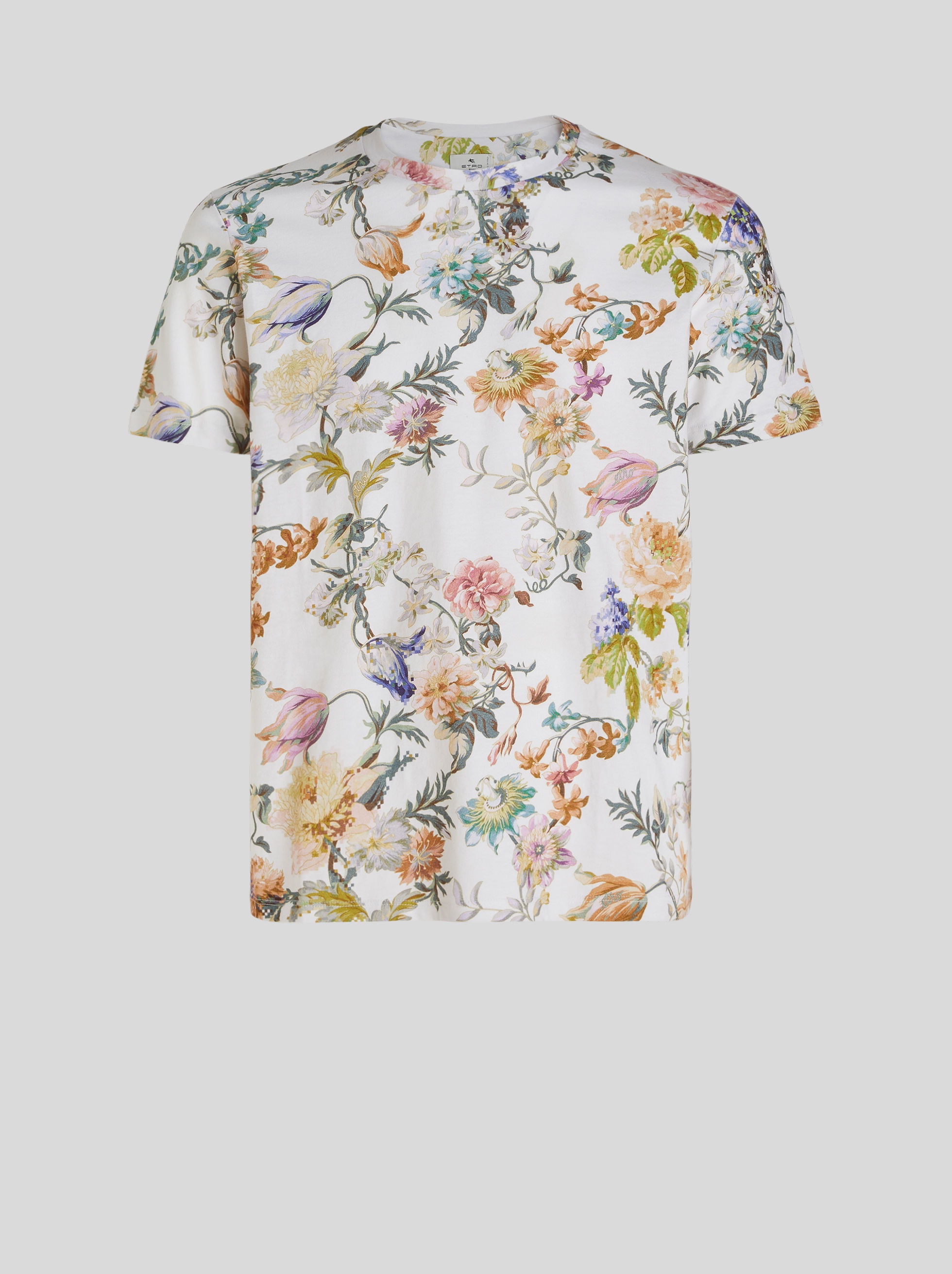 FLORAL COTTON T-SHIRT - 1