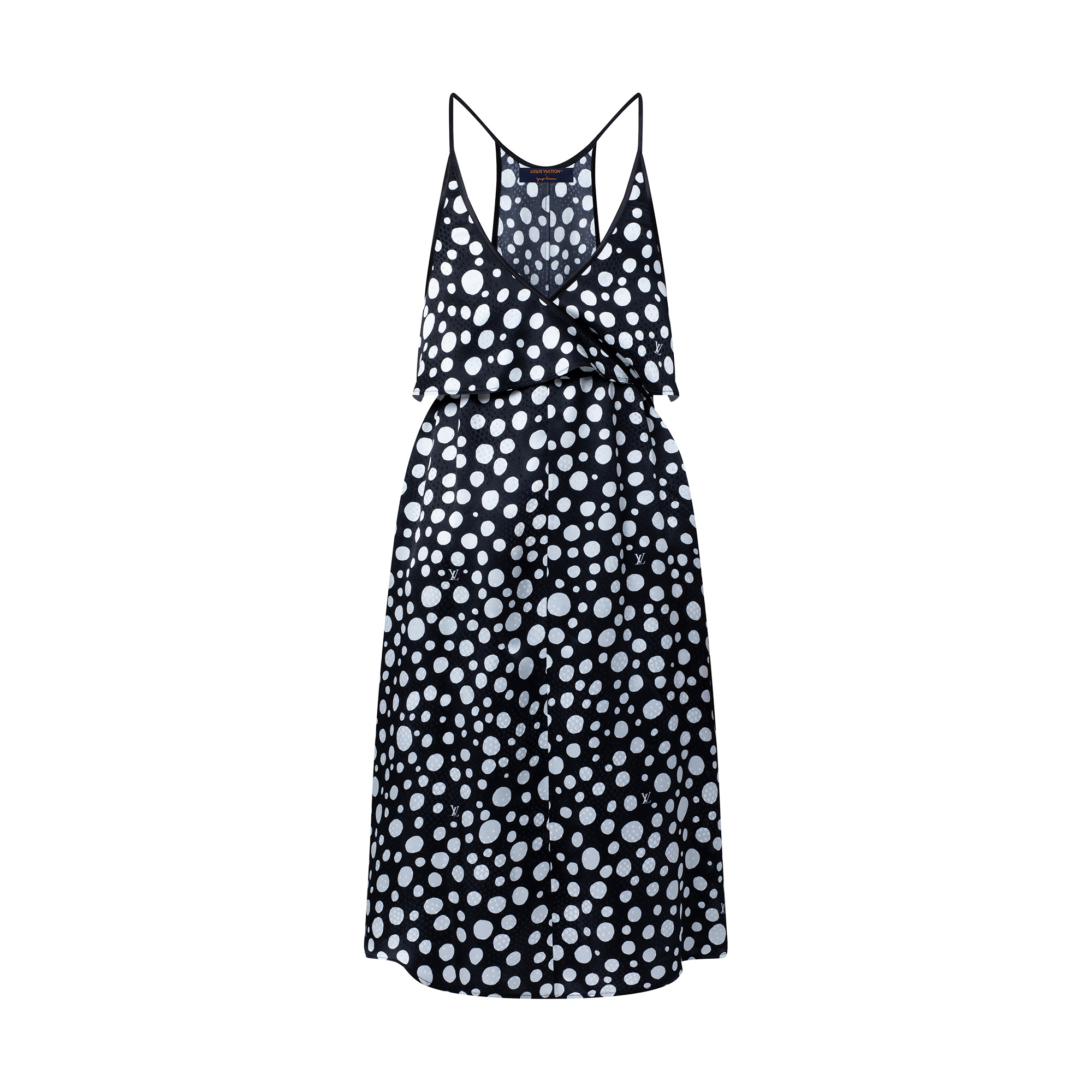 LV x YK Infinity Dots Flounce Dress - 1