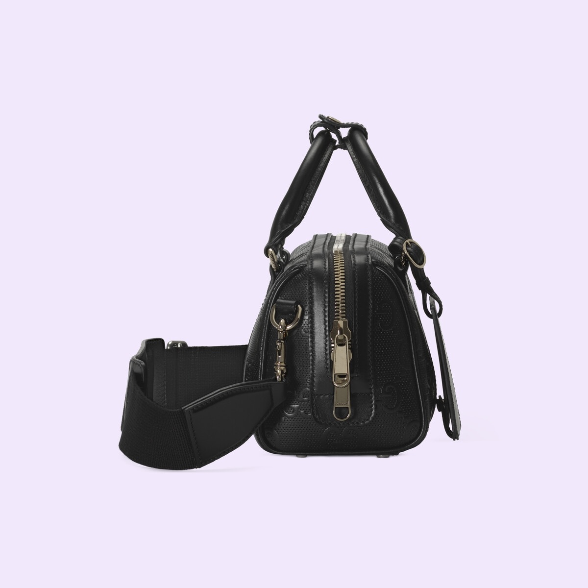 GG embossed mini duffle bag - 6