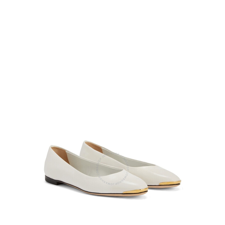 Giuseppe Zanotti Amur 2.0 Leather Ballerina Flats - 2