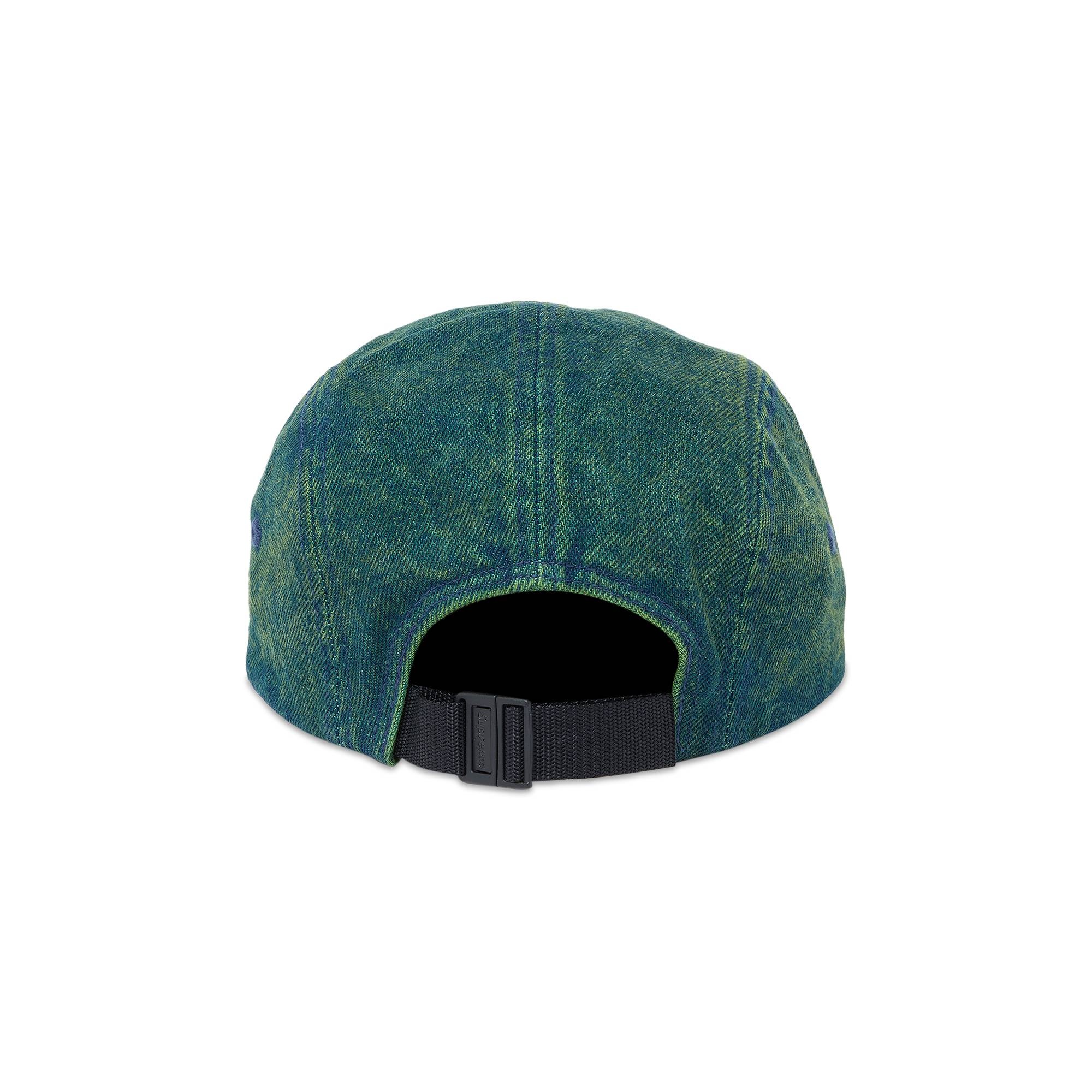 Supreme Denim Camp Cap 'Overdyed Green' - 4