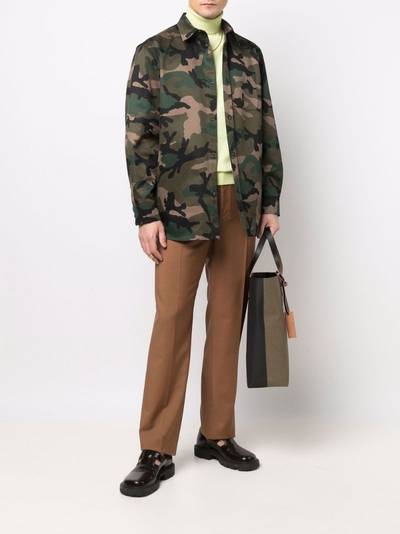 Valentino camouflage shirt jacket outlook
