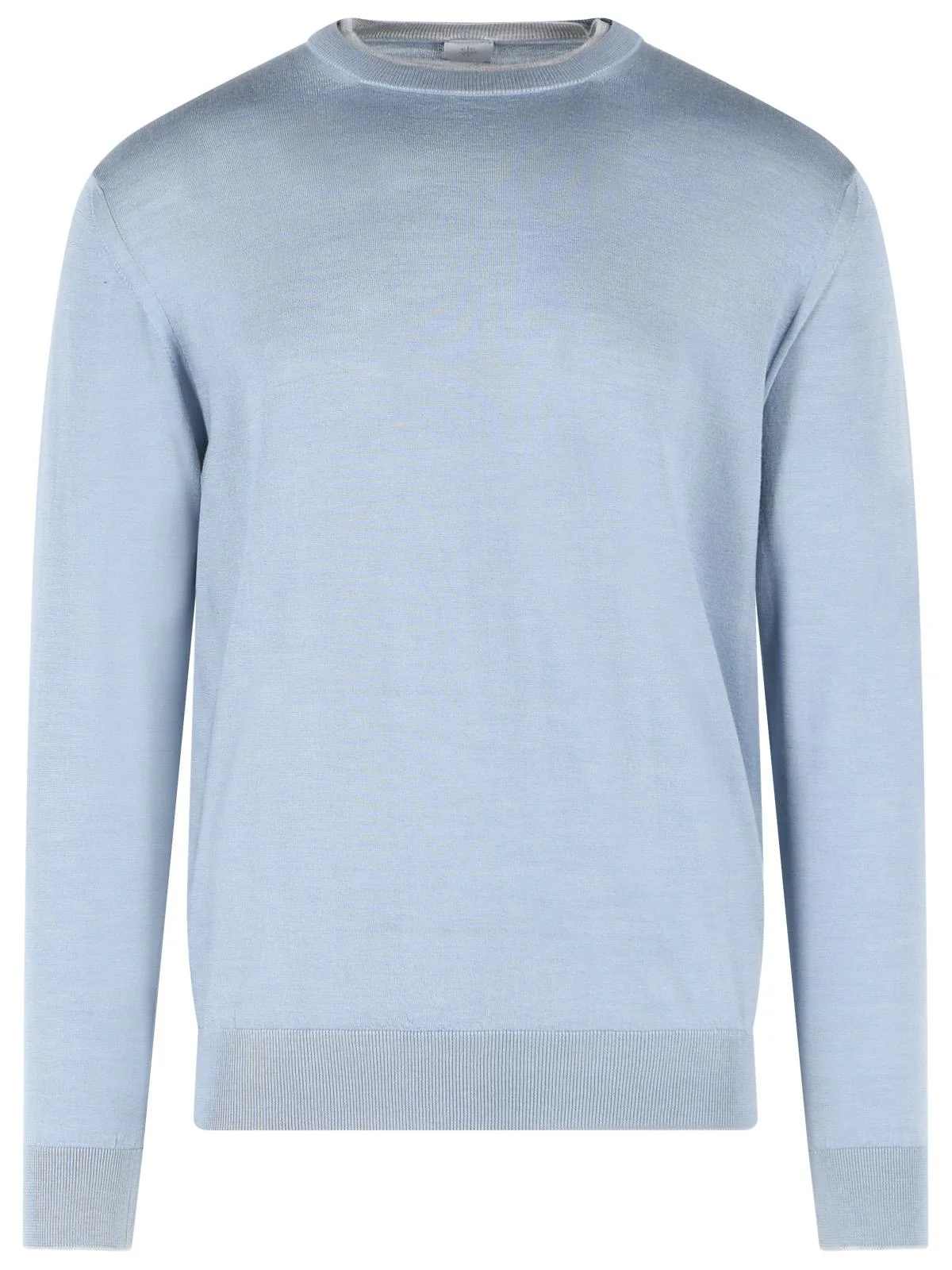 Eleventy Light Blue Wool And Silk Yarn Sweater Men - 1
