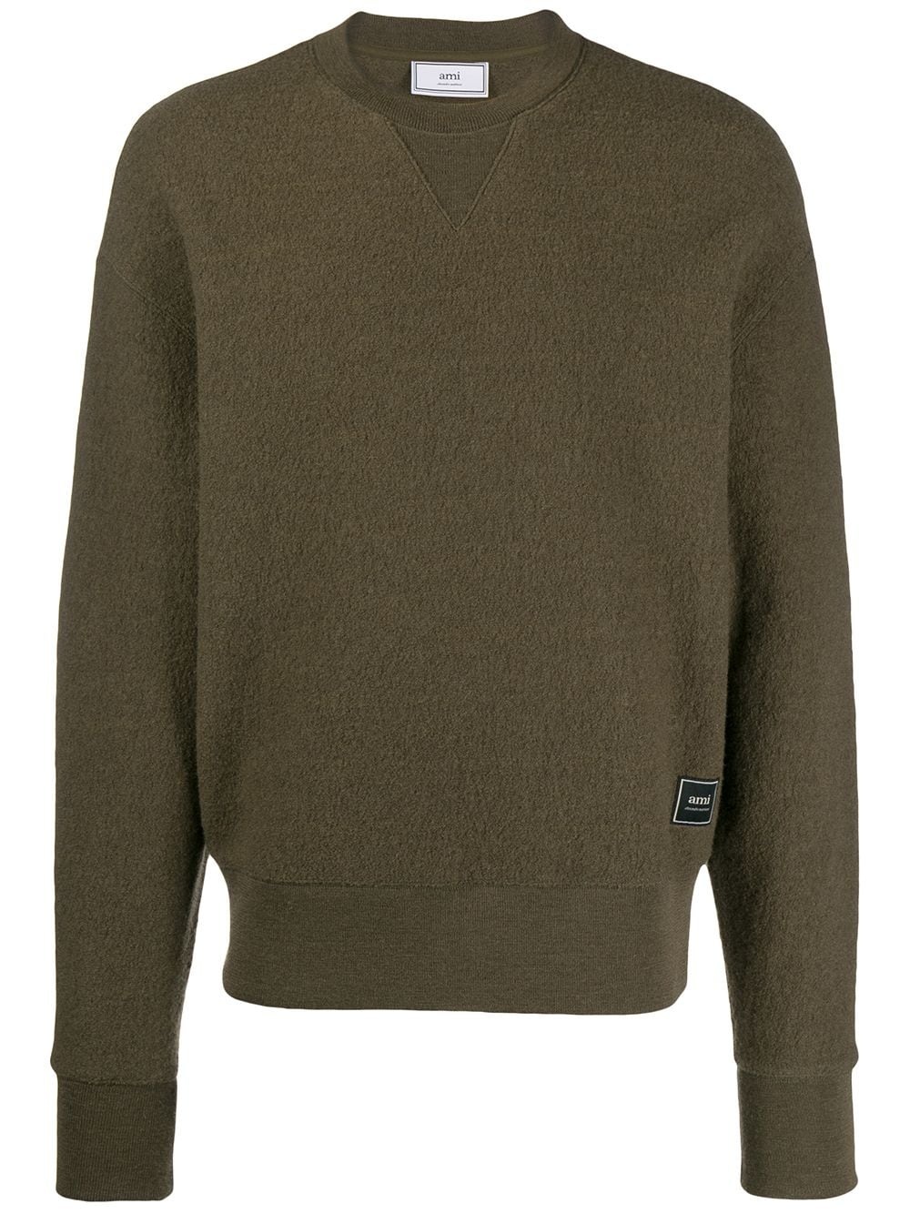 boiled wool sweatshirt - 1