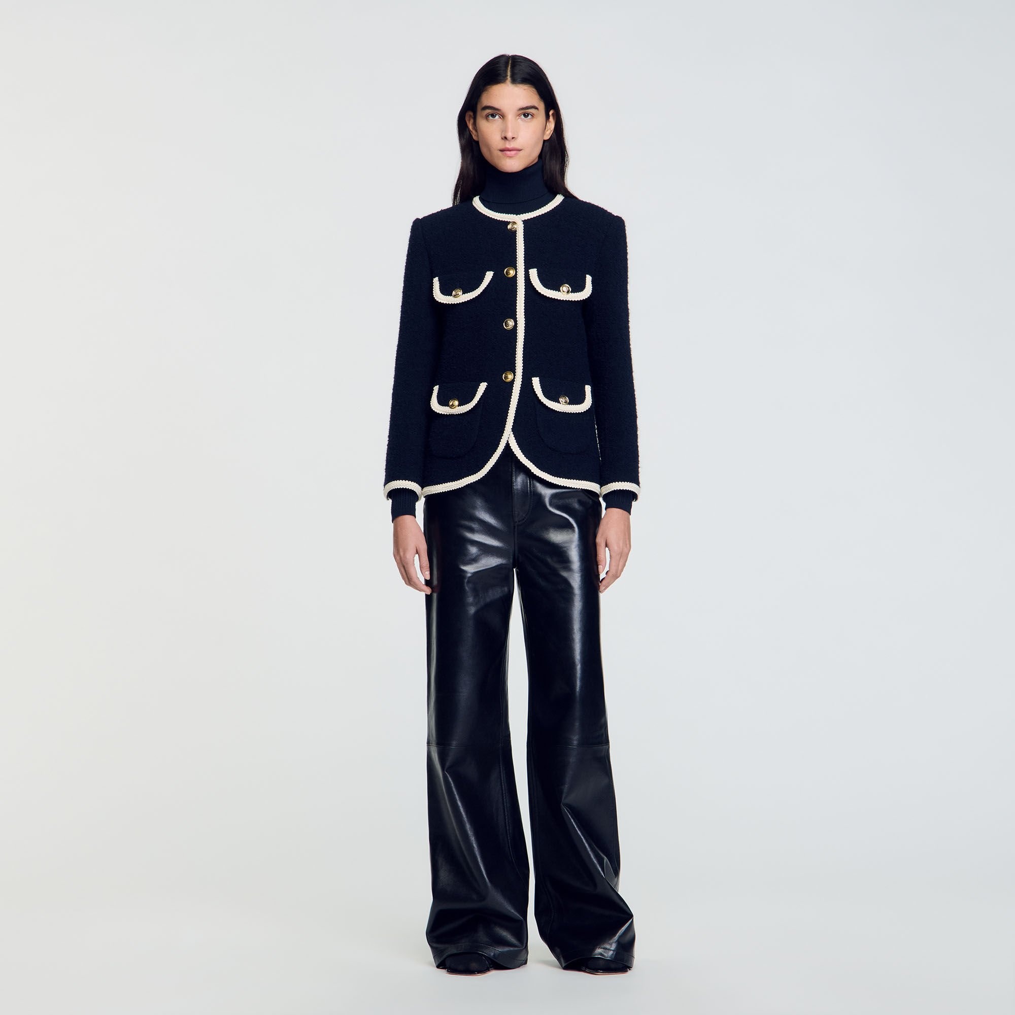 LONG TWEED JACKET - 2